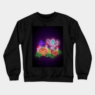 Neon Halloween design Crewneck Sweatshirt